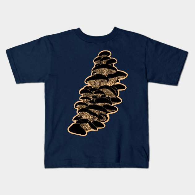 Mushroom Kids T-Shirt by Forest Press Co